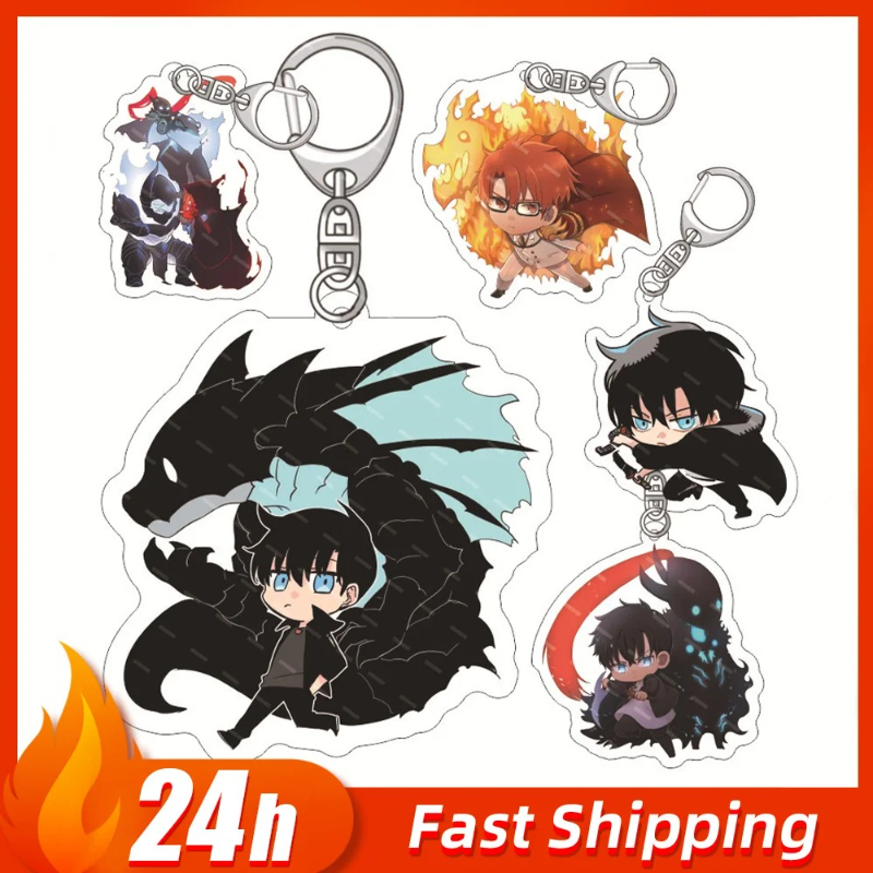 Anime Merchandise Solo Leveling - Anime Solo Leveling Figure Keychain Man