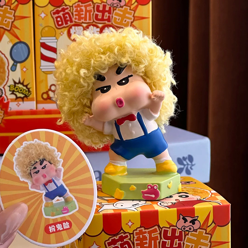 Newbie Attack Afro Crayon Shin - Anime Merchandise For Men avaliação e preço