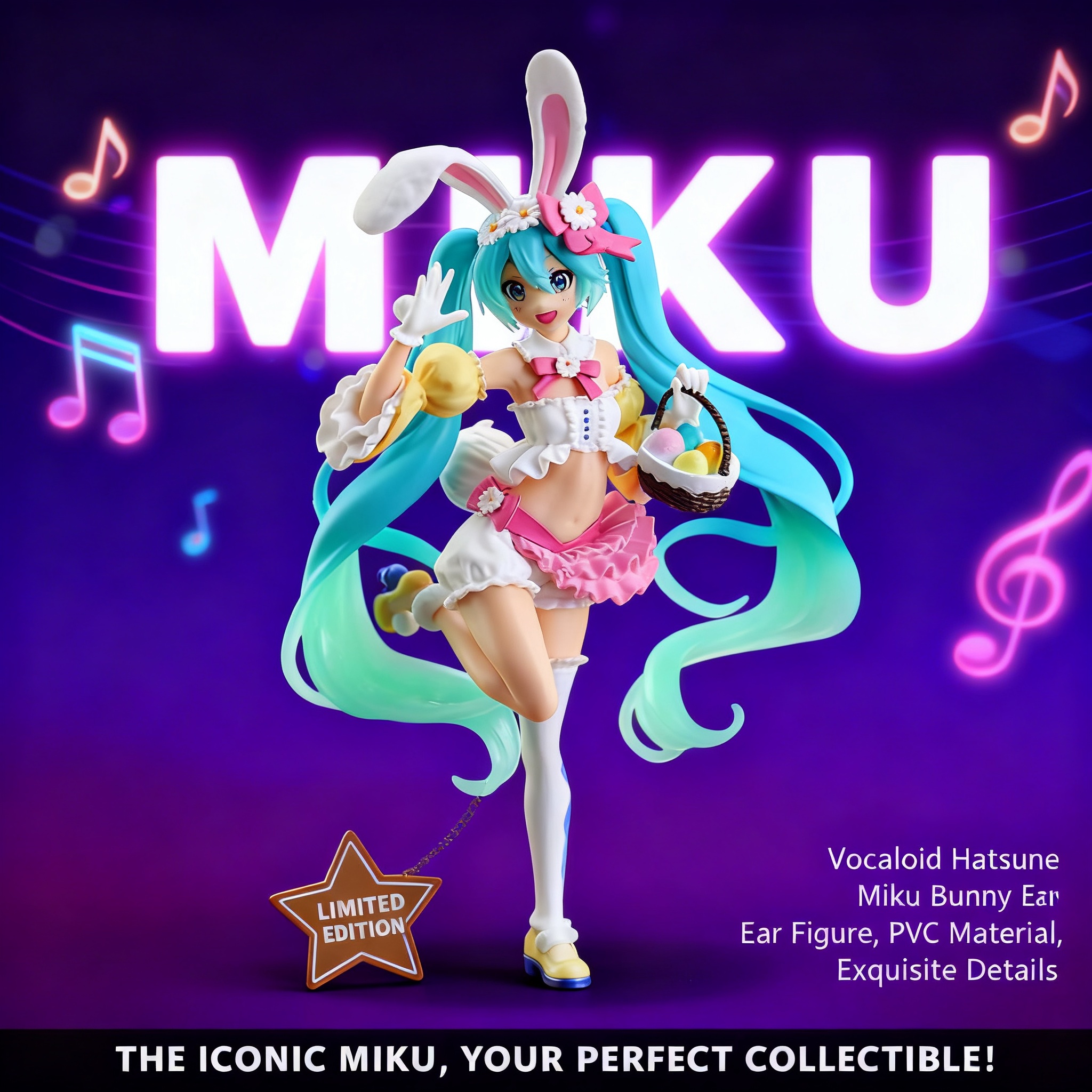 Hatsune Miku Figure Anime Doll - Anime Cosplay Merchandise avaliação e preço