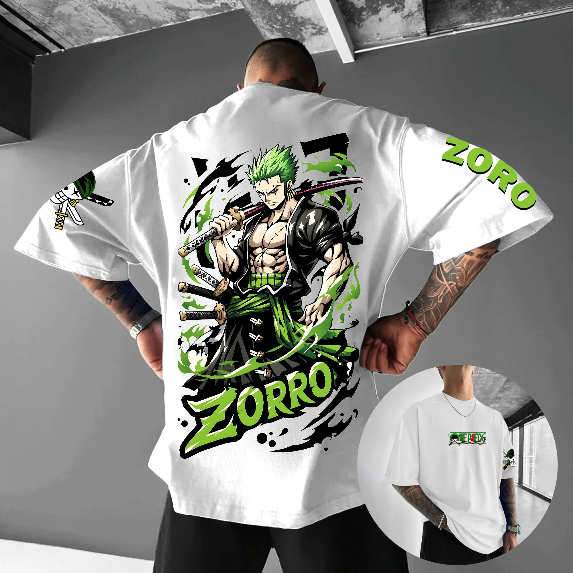 New One Piece Graphic Tee 2026 - Anime Merch Shopping avaliação e preço
