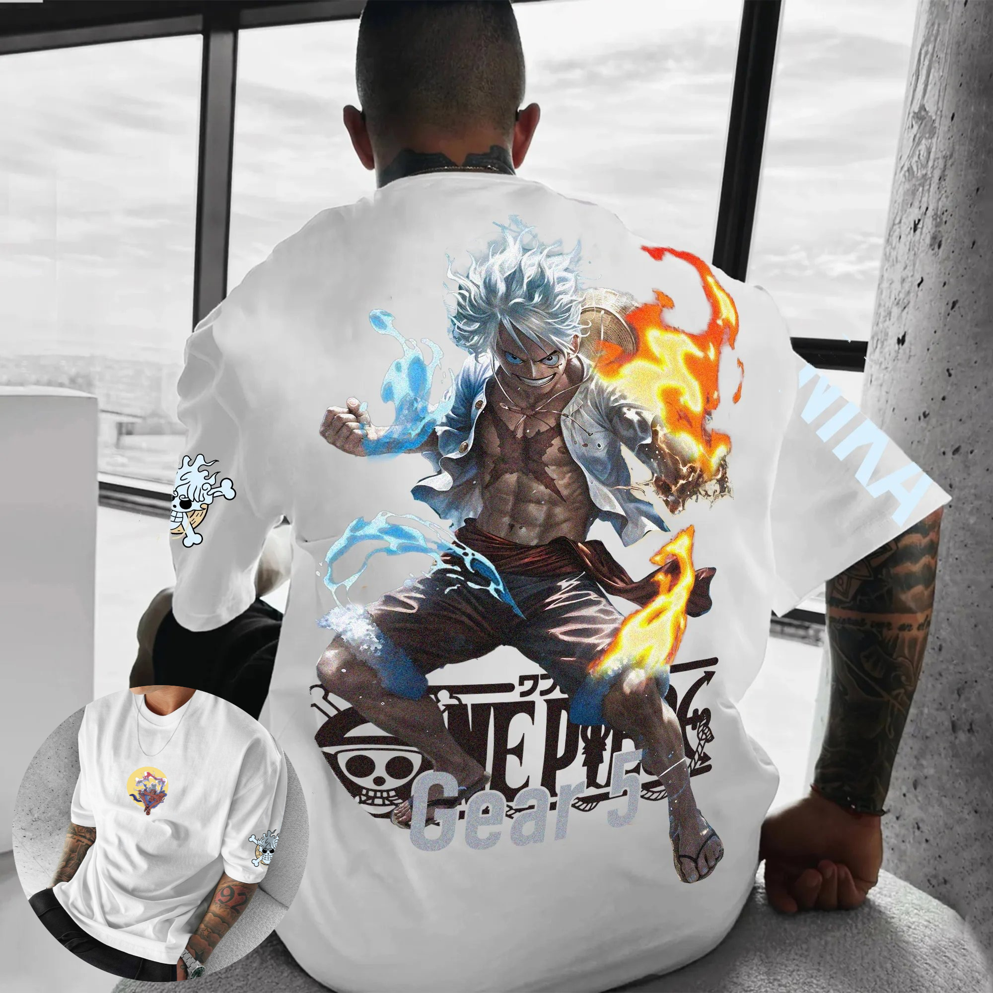 New One Piece Graphic Tee 2026 - Anime Merch Shopping avaliação e preço