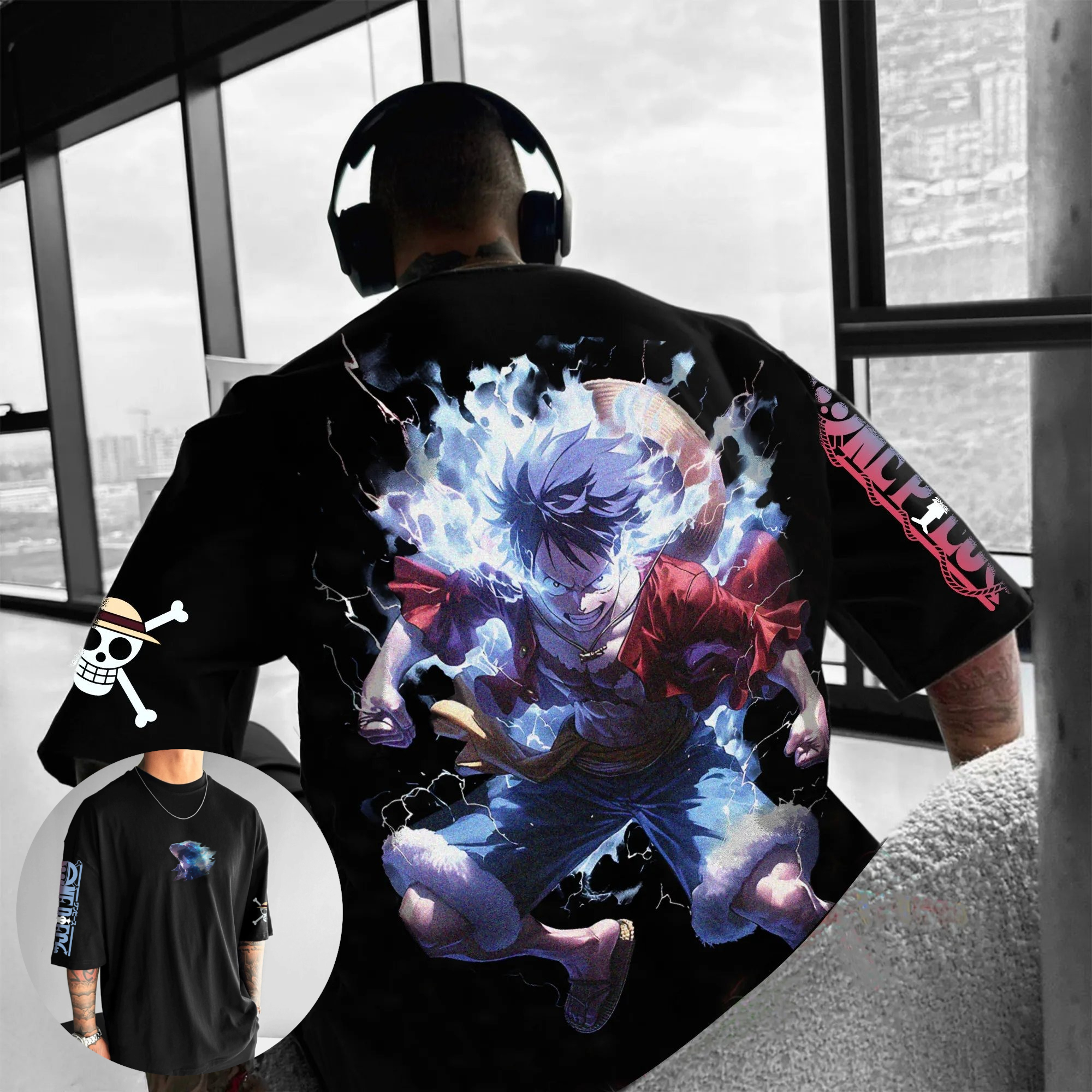 New One Piece Graphic Tee 2026 - Anime Merch Shopping avaliação e preço