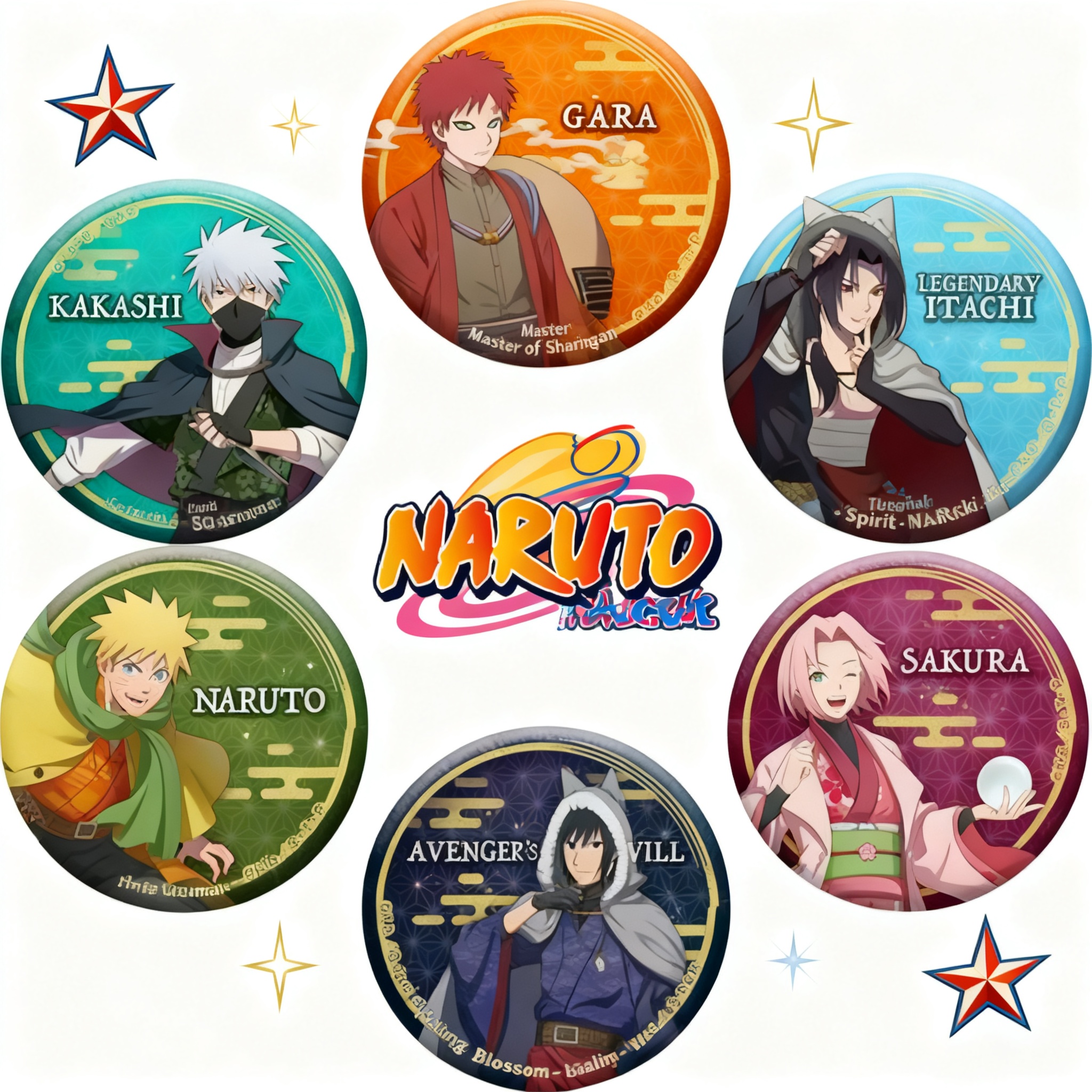 Anime Badge Naruto Cosplay Pin - Anime Merchandise Naruto avaliação e preço