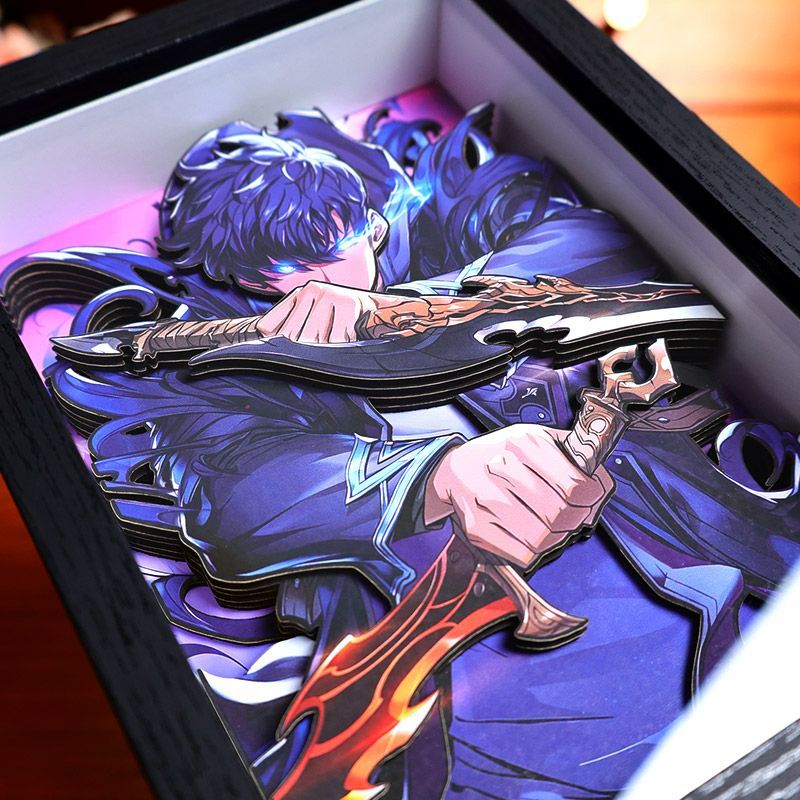 Solo Leveling Anime Figure 3D  - Anime Merchandise Solo Leveling avaliação e preço