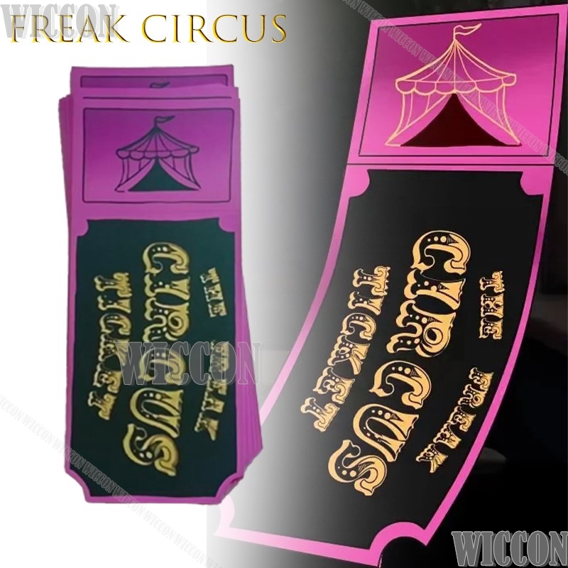 Freak Circus Ticket Card Red G - Anime Cosplay Merchandise avaliação e preço