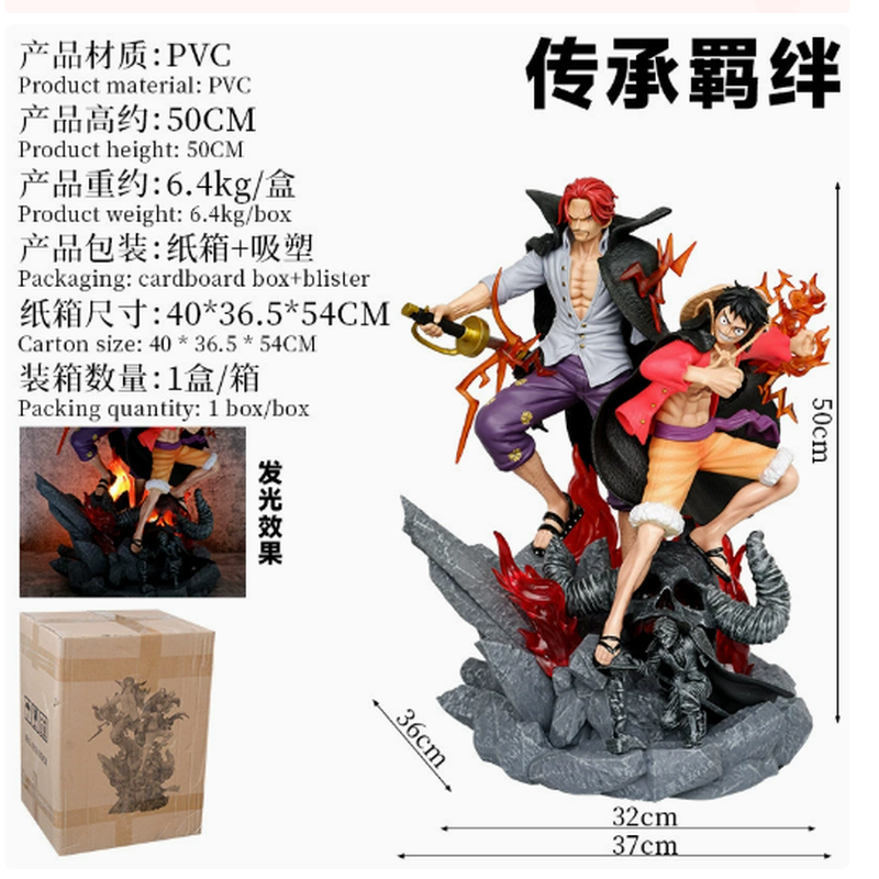 50cm One Piece Anime Action Fi - Anime Merchandise For Men avaliação e preço