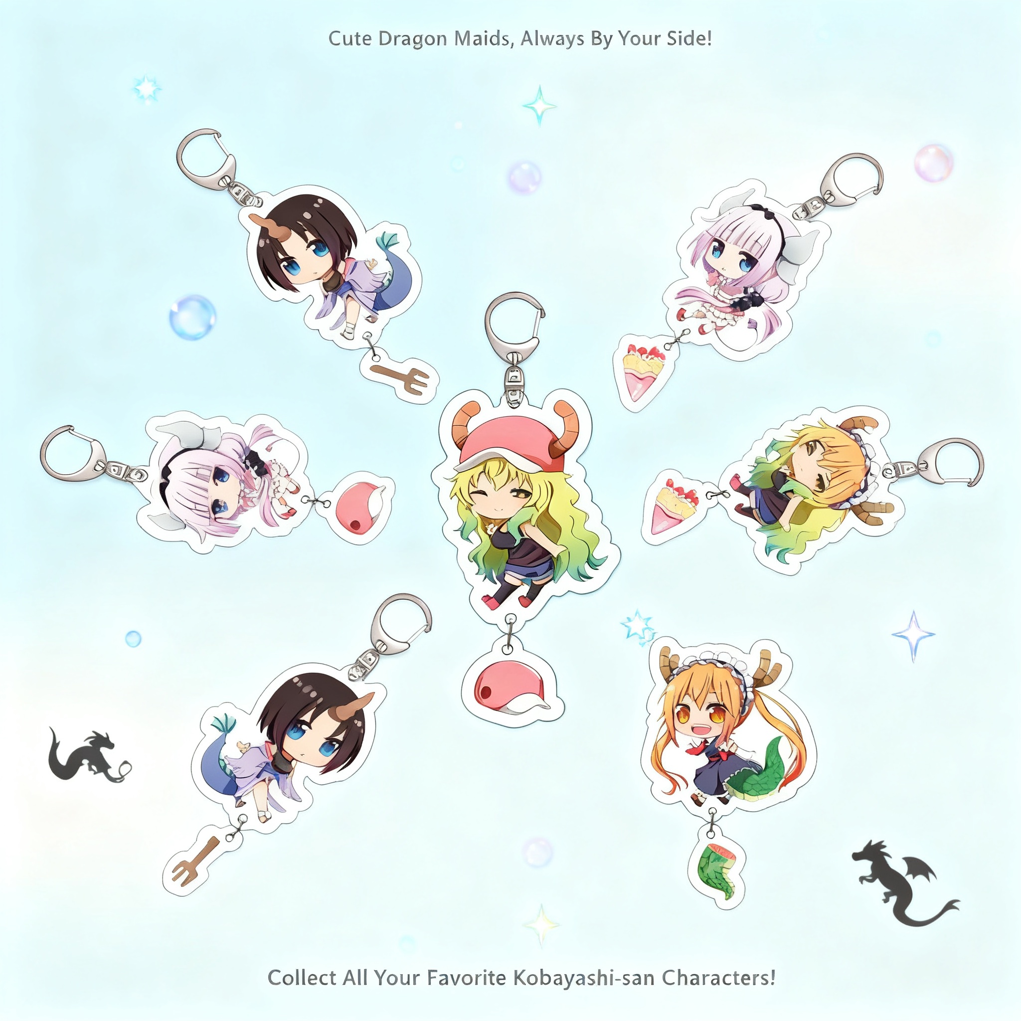 Anime Acrylic Keychain Miss Ko - Anime Merchandise Gift avaliação e preço