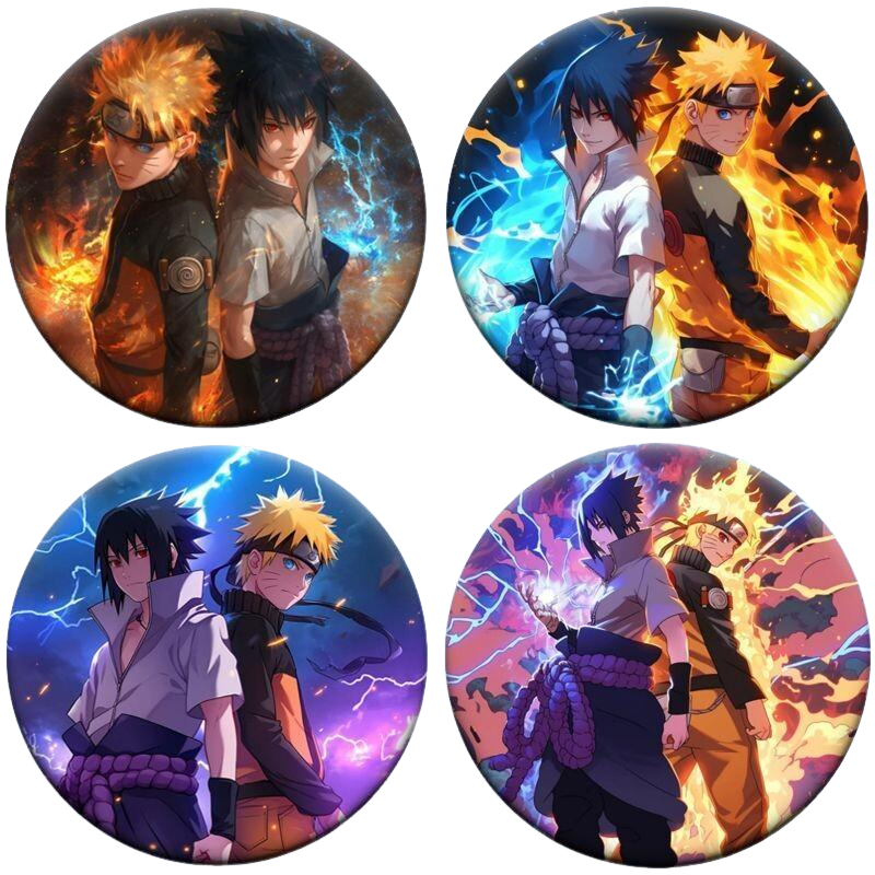 Naruto Anime Badge 58Mm Tinpla - Anime Merchandise Naruto avaliação e preço