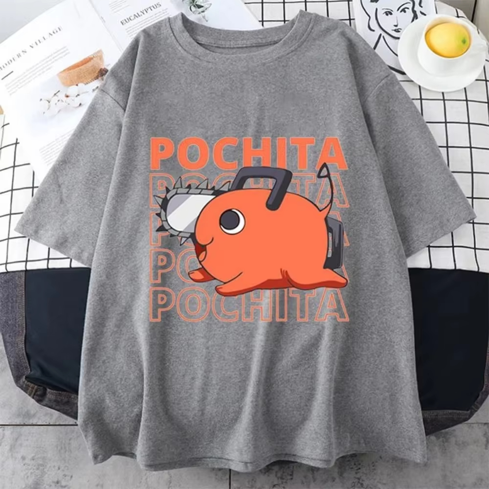 Chainsaw Man Pochita T-Shirt - - Anime Merch Shopping avaliação e preço