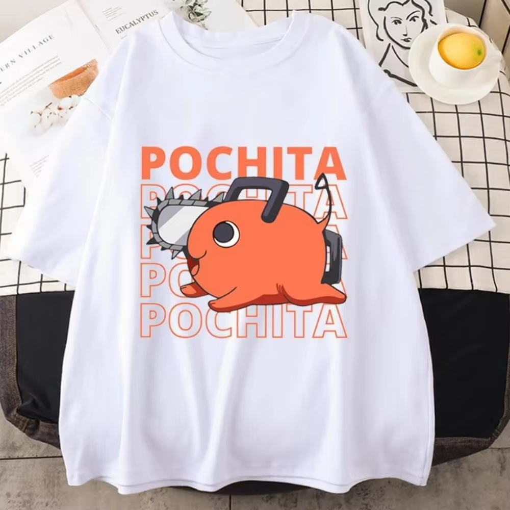 Chainsaw Man Pochita T-Shirt - - Anime Merch Shopping avaliação e preço