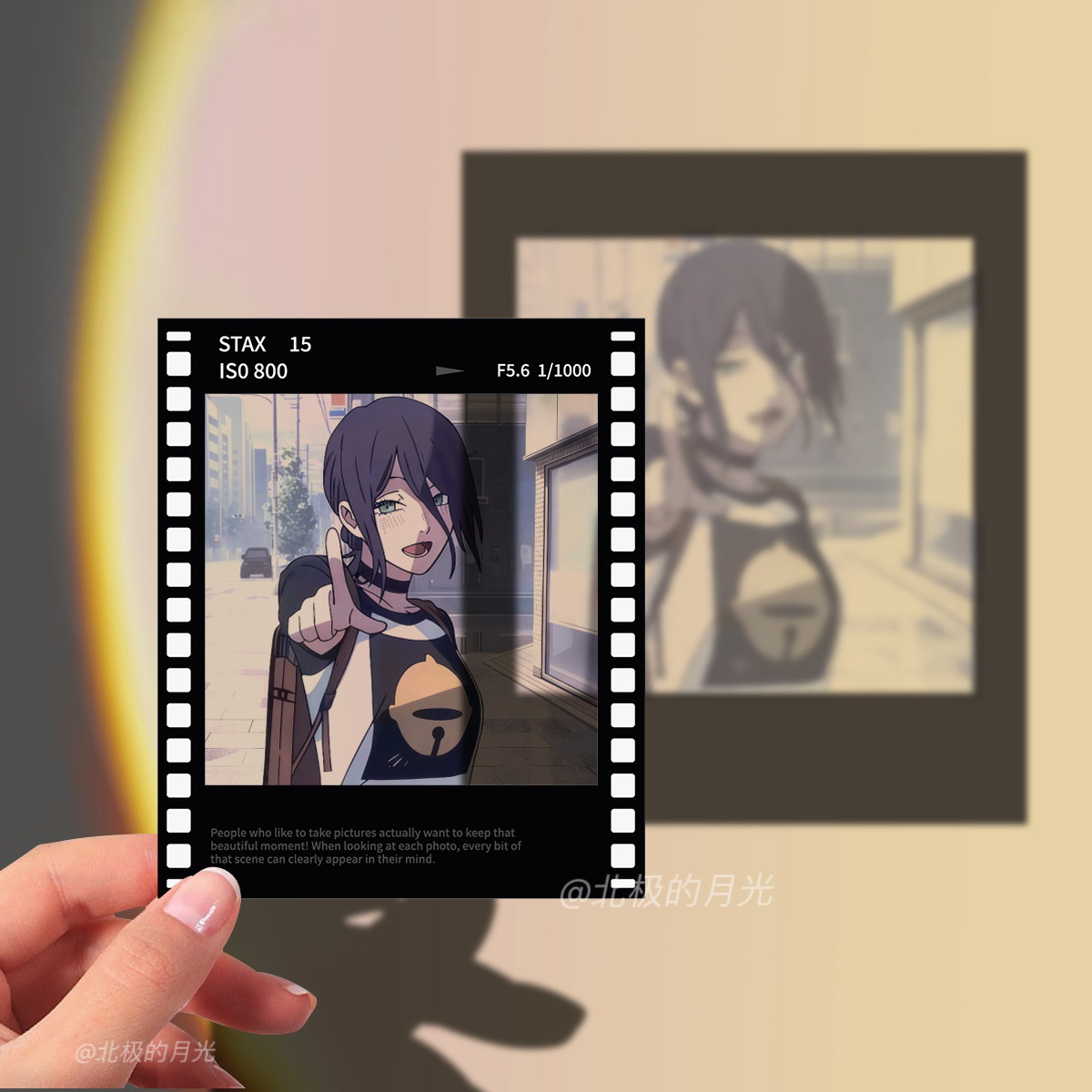 Chainsaw Man Reze Arc Polaroid - Anime Merchandise Gift avaliação e preço