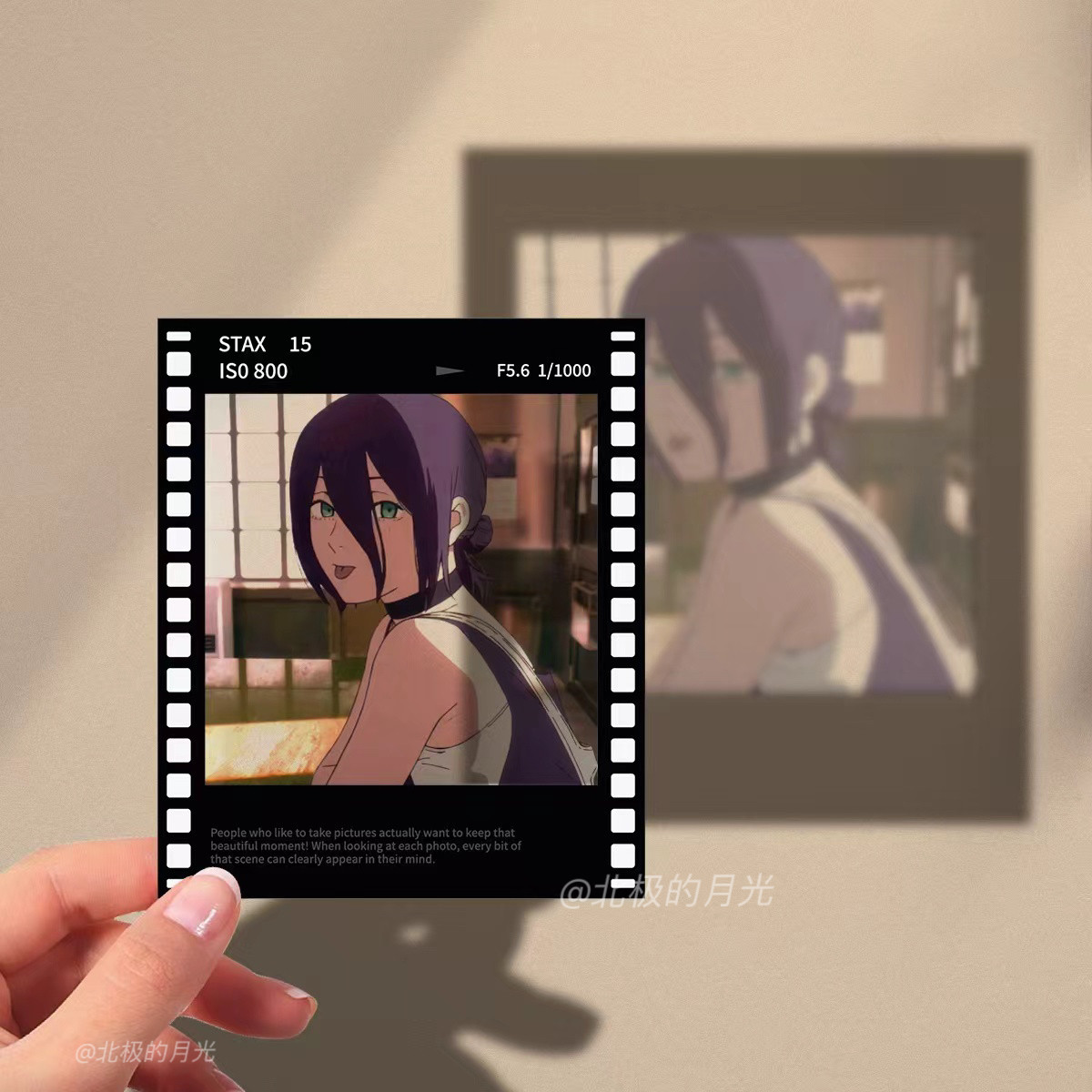 Chainsaw Man Reze Arc Polaroid - Anime Merchandise Gift avaliação e preço