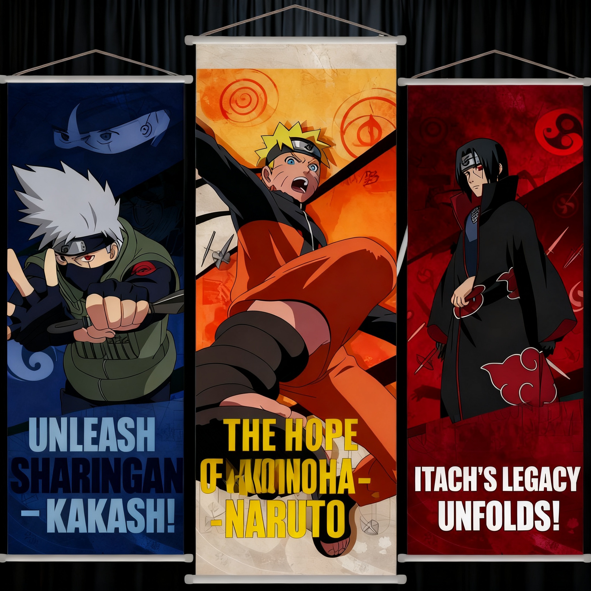 Naruto Anime Uzumaki Long Scro - Anime Merchandise Naruto avaliação e preço