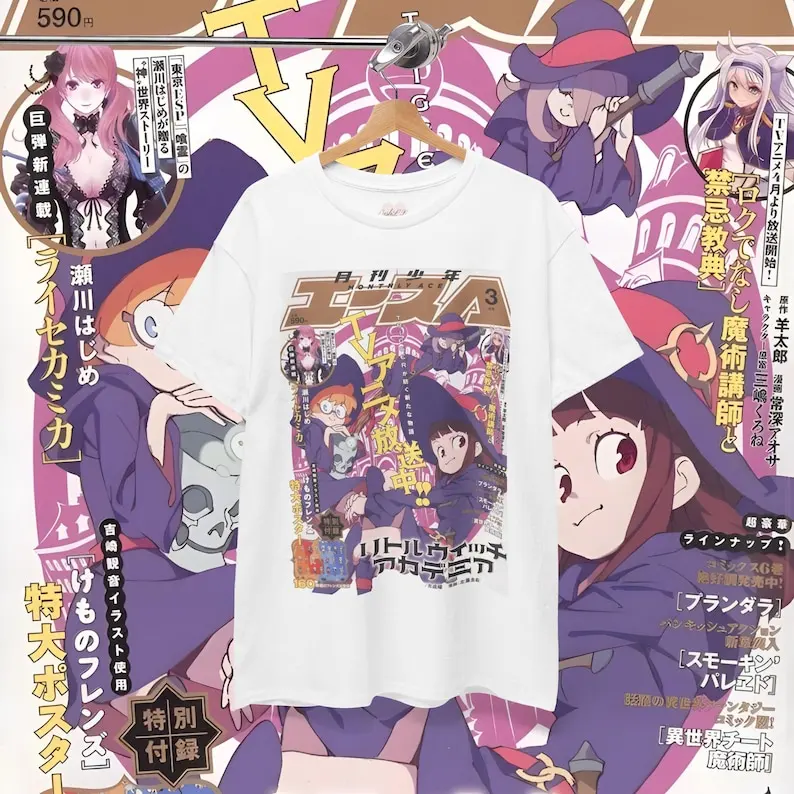 Little Witch Academia Shirt Vi - Anime Merch Shopping avaliação e preço