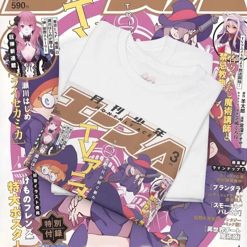 Little Witch Academia Shirt Vi - Anime Merch Shopping avaliação e preço