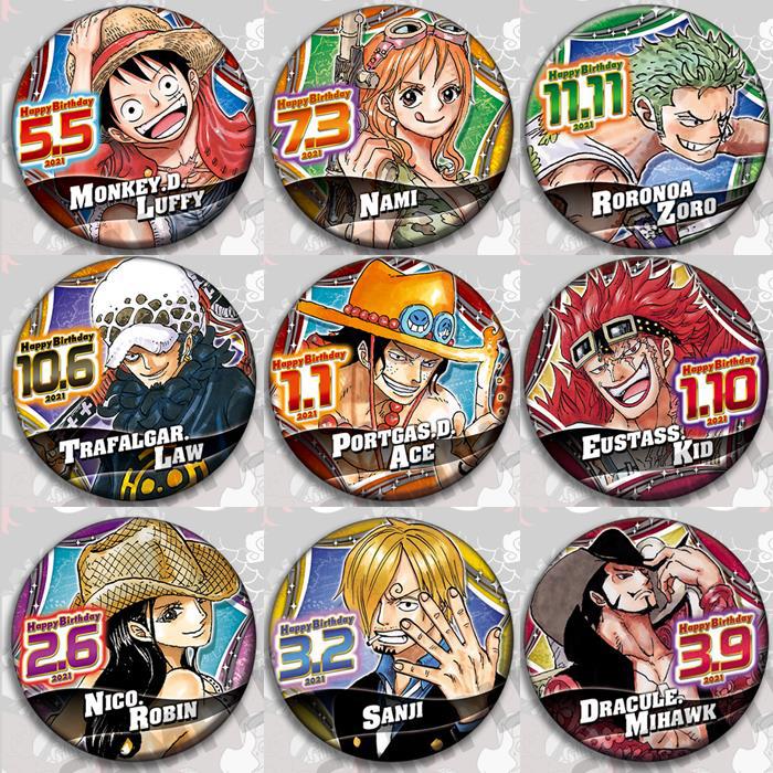 One Piece Anime Badge Pin Set  - Anime Merchandise Gift avaliação e preço